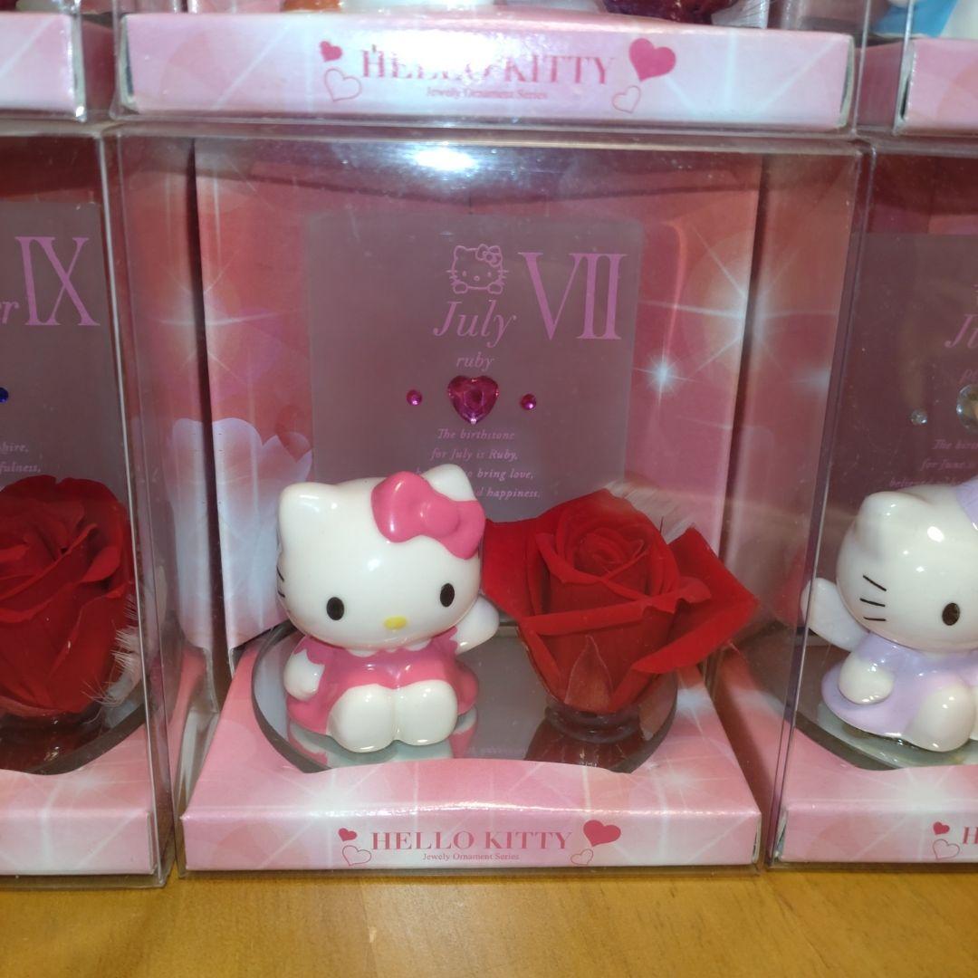 ハローキティ　誕生石　置物
