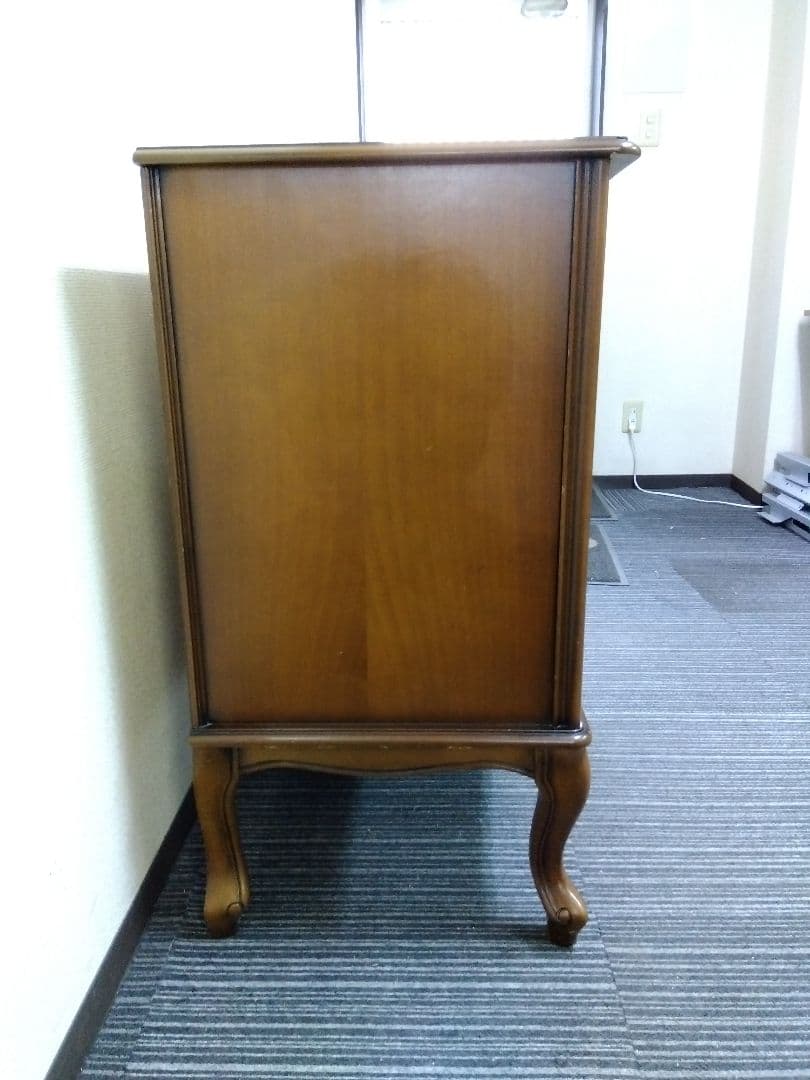 【送料無料】イタリア製　4段チェスト　猫脚　アンティーク　ヨーロピアン　f447