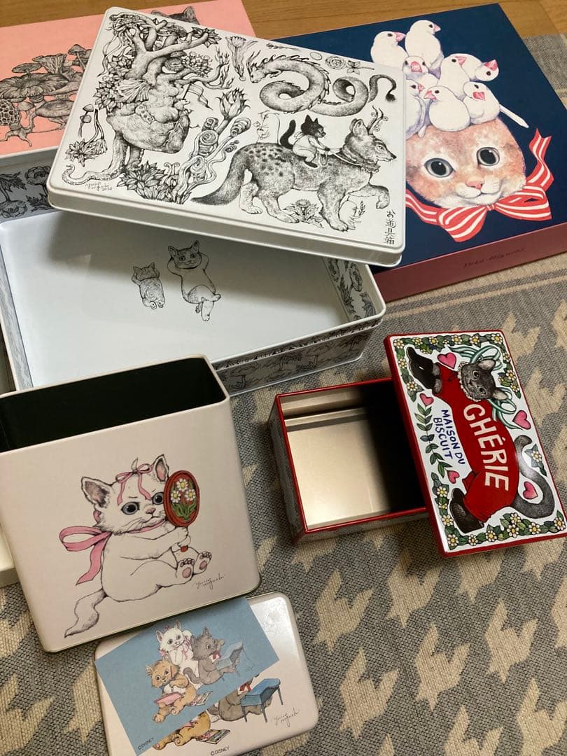 ヒグチユウコさん　缶・ボックス・トランプ 7点セット