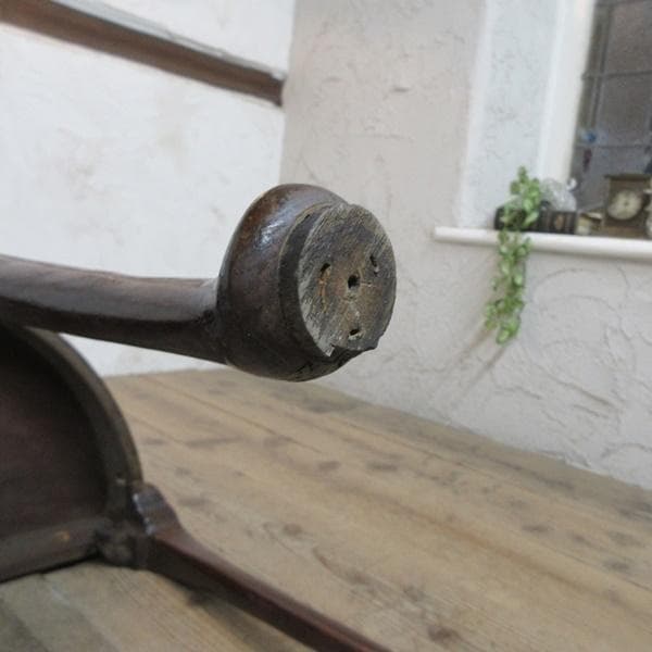 イギリス アンティーク 家具 コンソールテーブル ハーフムーン 猫脚 6133e