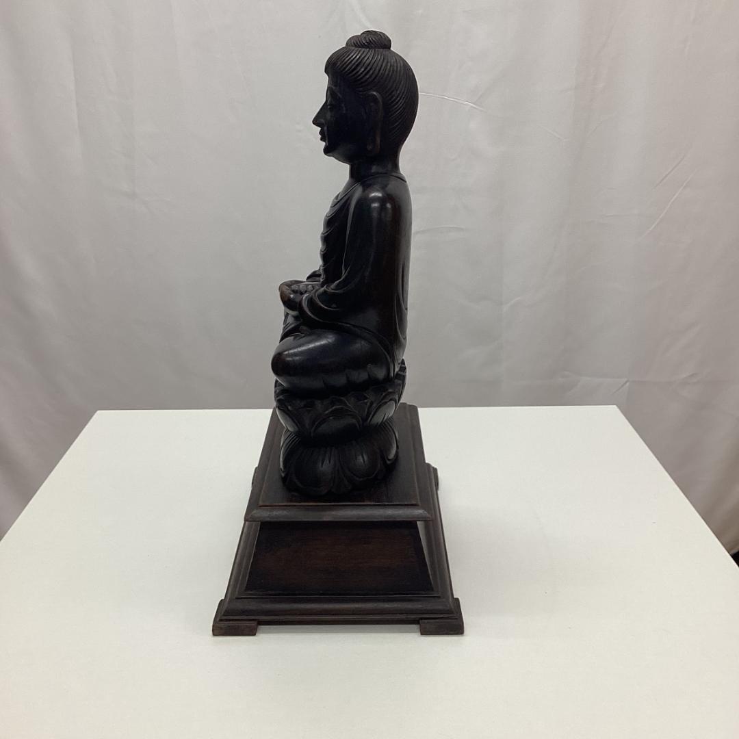 仏像 木彫り 時代物 高さ約41㎝