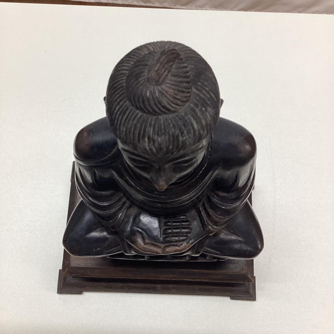 仏像 木彫り 時代物 高さ約41㎝