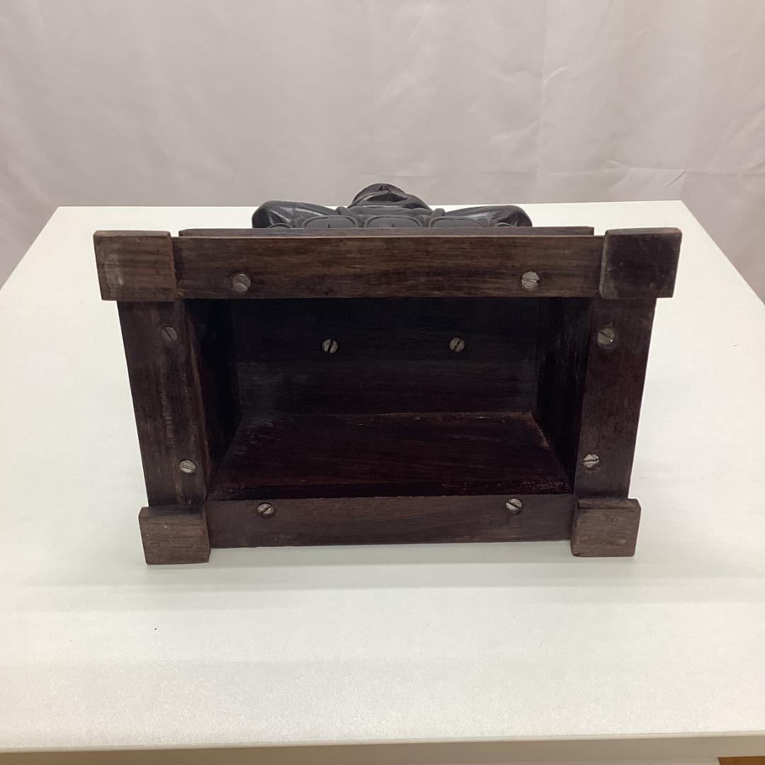 仏像 木彫り 時代物 高さ約41㎝