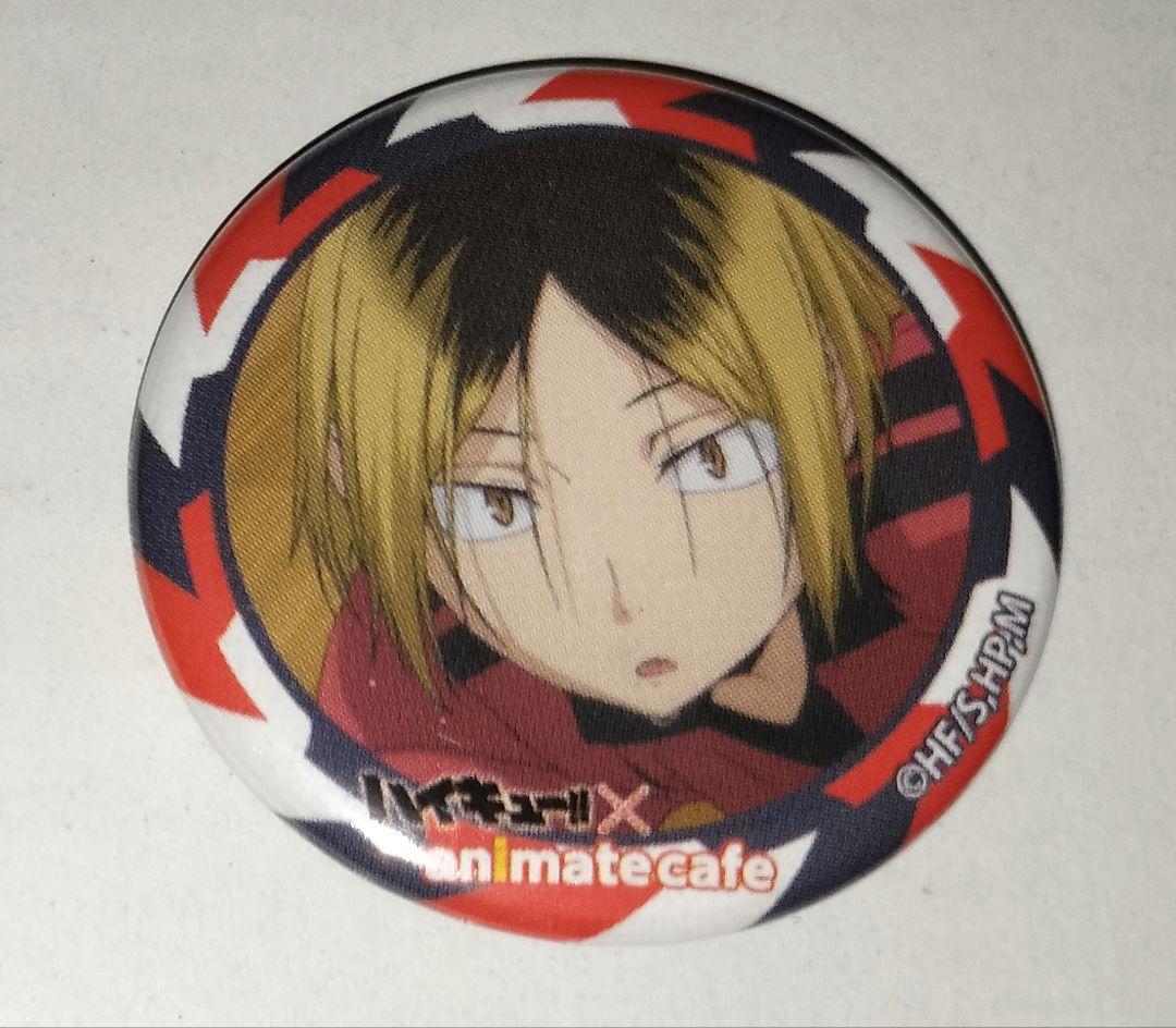 ハイキュー!! 孤爪研磨 32mm缶バッジ アニメイトカフェ