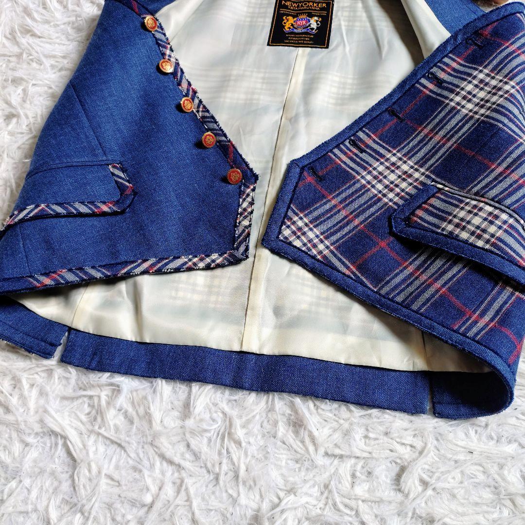 [極美品]KEITA MARUYAMA　ジレ　ベスト　毛絹麻　サンプル品