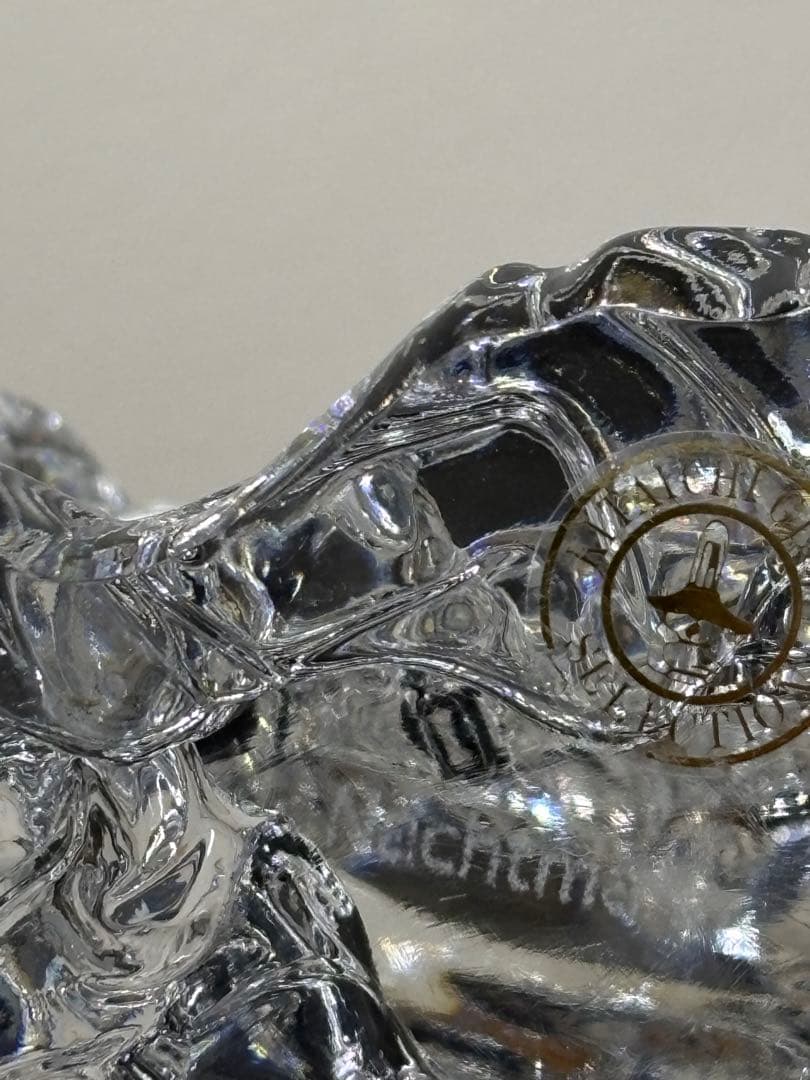 新品nachtmann 北一ガラス　虎 寅クリア 干支 オブジェ 置物クリスタル