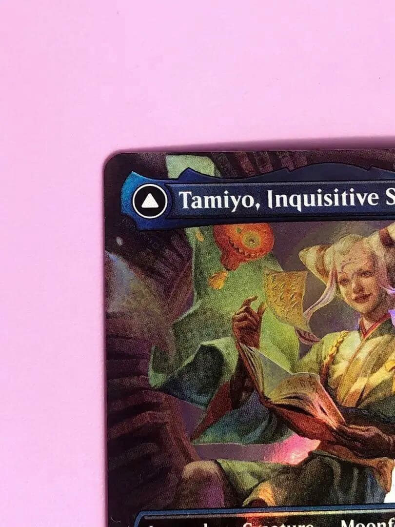 MTG 知りたがりの学徒、タミヨウ　テクスチャーFOIL 英語