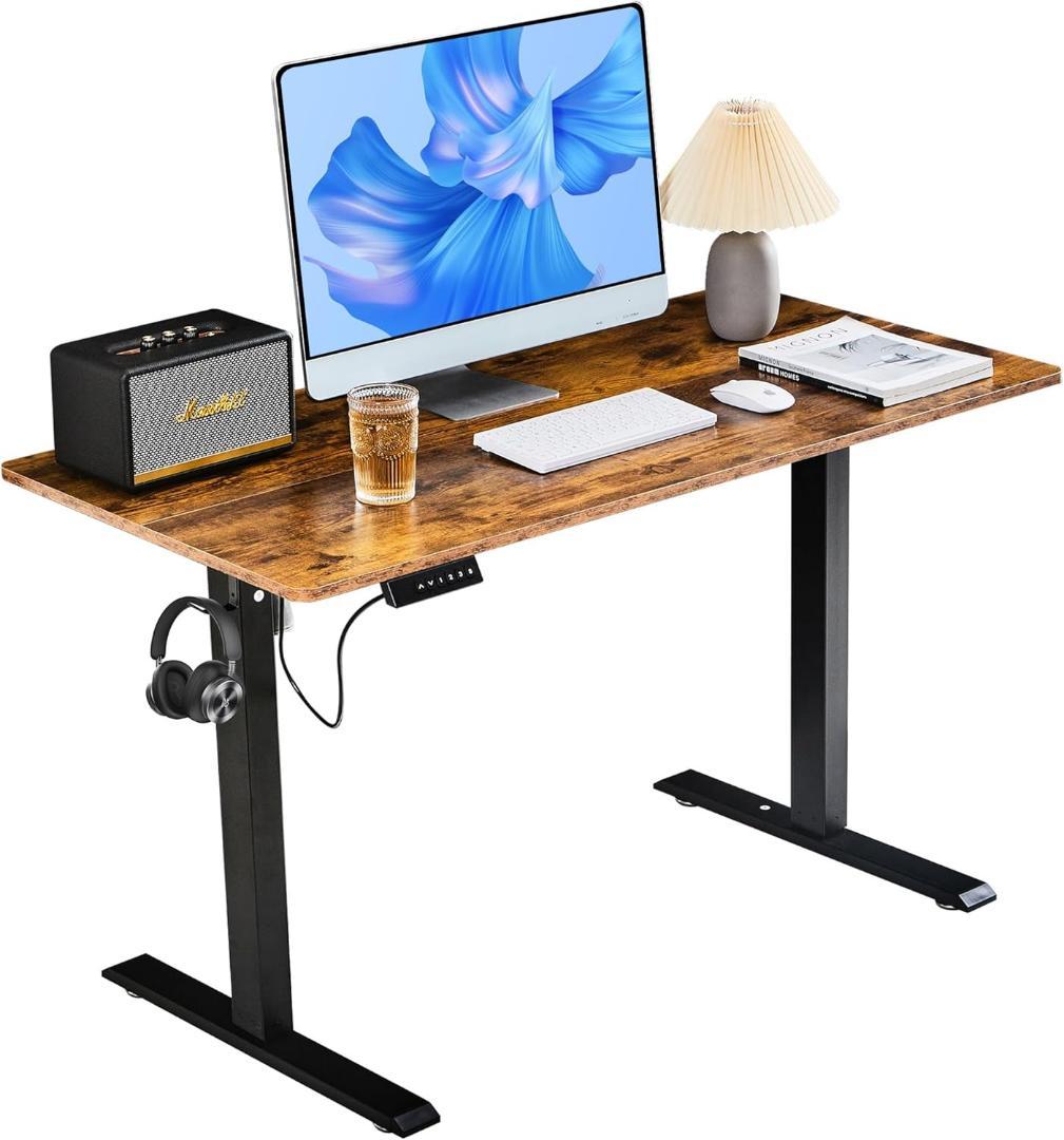 昇降式デスク 電動 スタンディングデスク オフィスワークテーブル