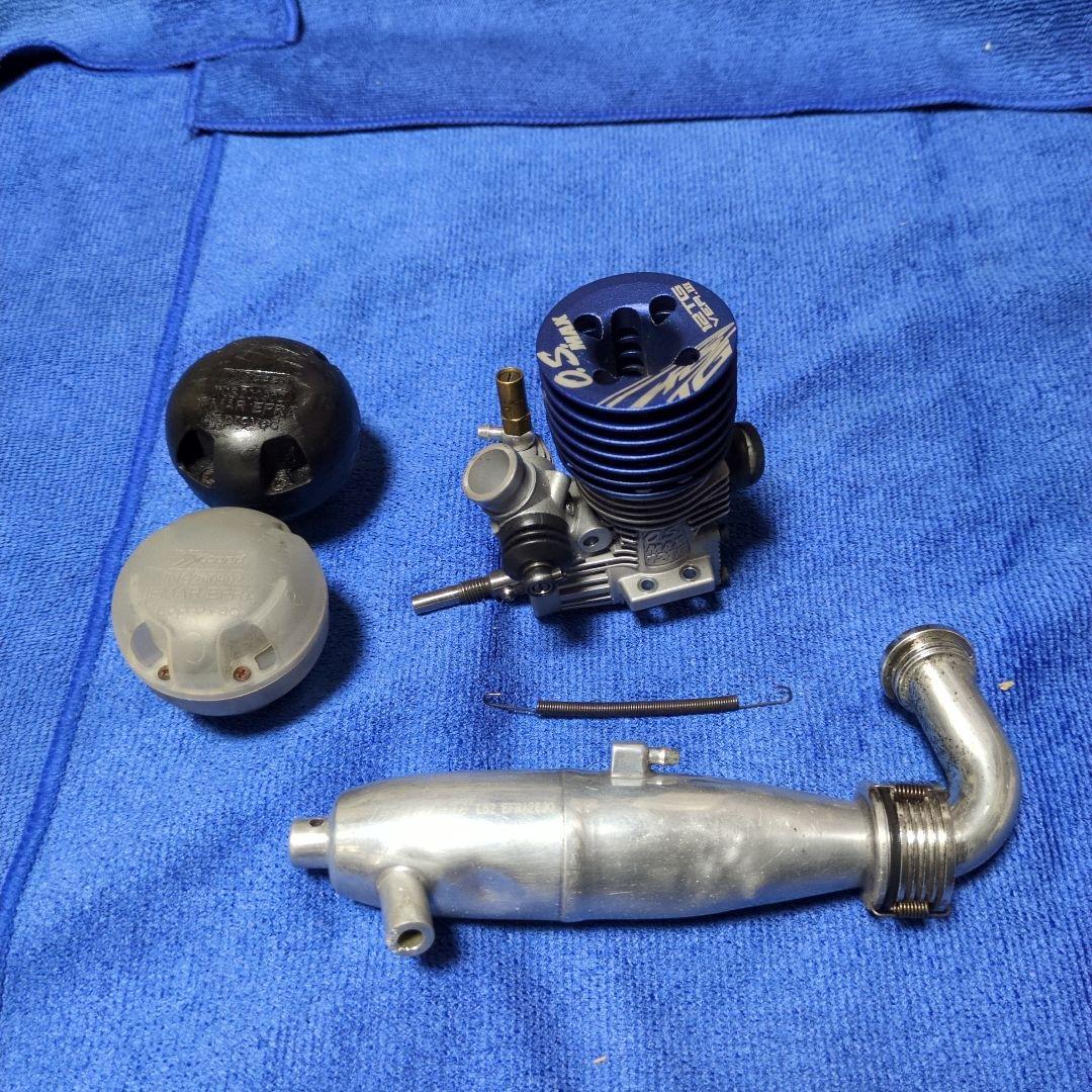 OS MAX 12 TG エンジン マフラー付き