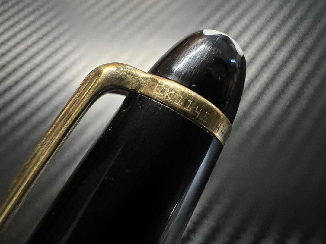 モンブラン 極美品 144 M ブラック 中白 万年筆