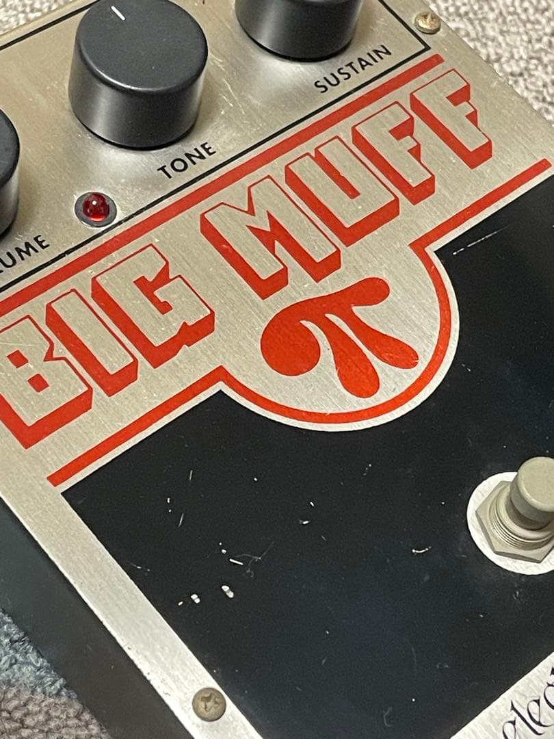 electro-harmonix BIG MUFF MADE IN NYC表記