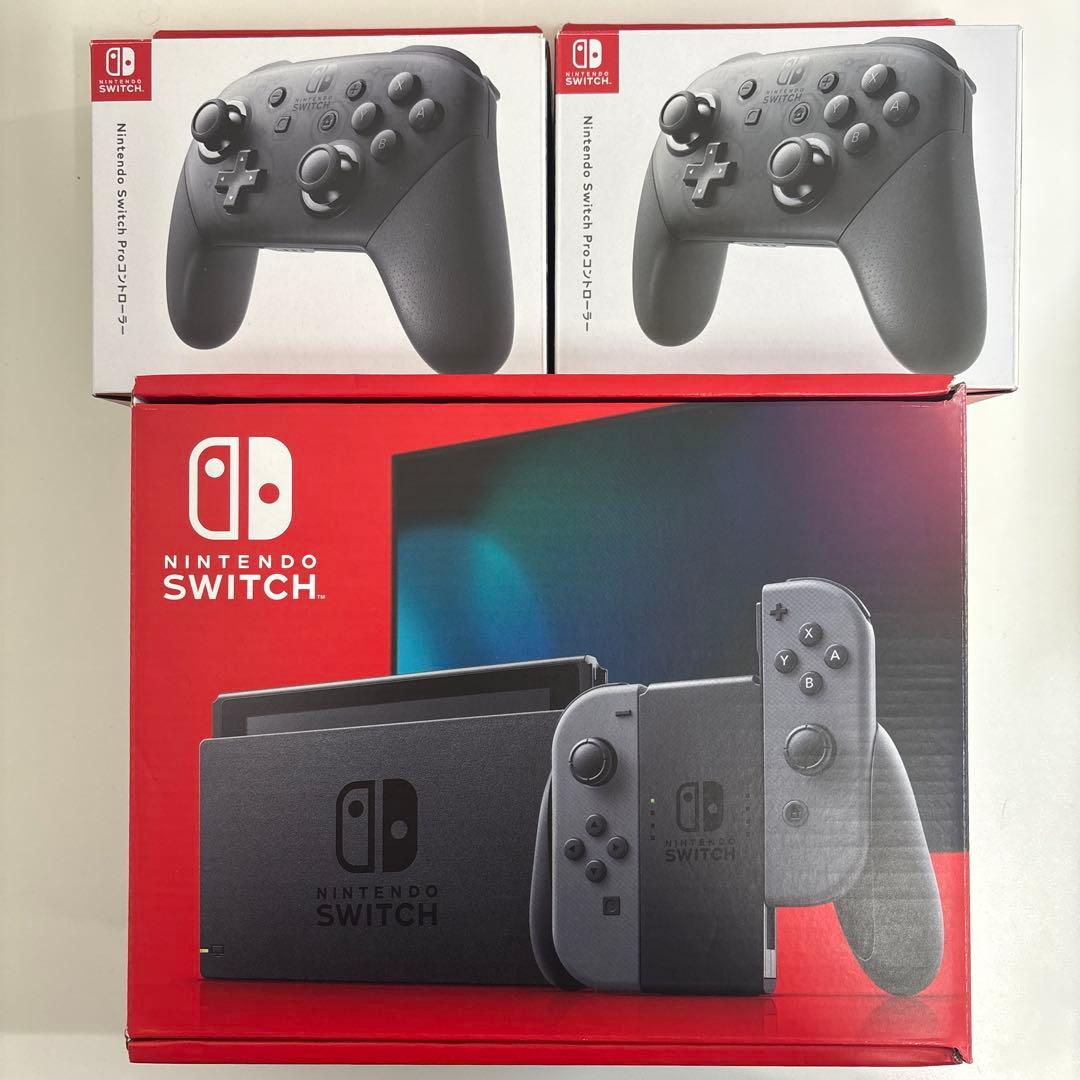 よ*ん様 Nintendo Switch 本体 ＋ Proコントローラー 2個セ