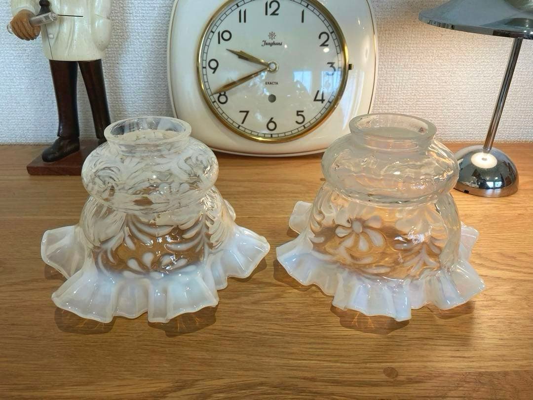 フェントン　ランプシェード2ペア（ご予約）　アンティーク