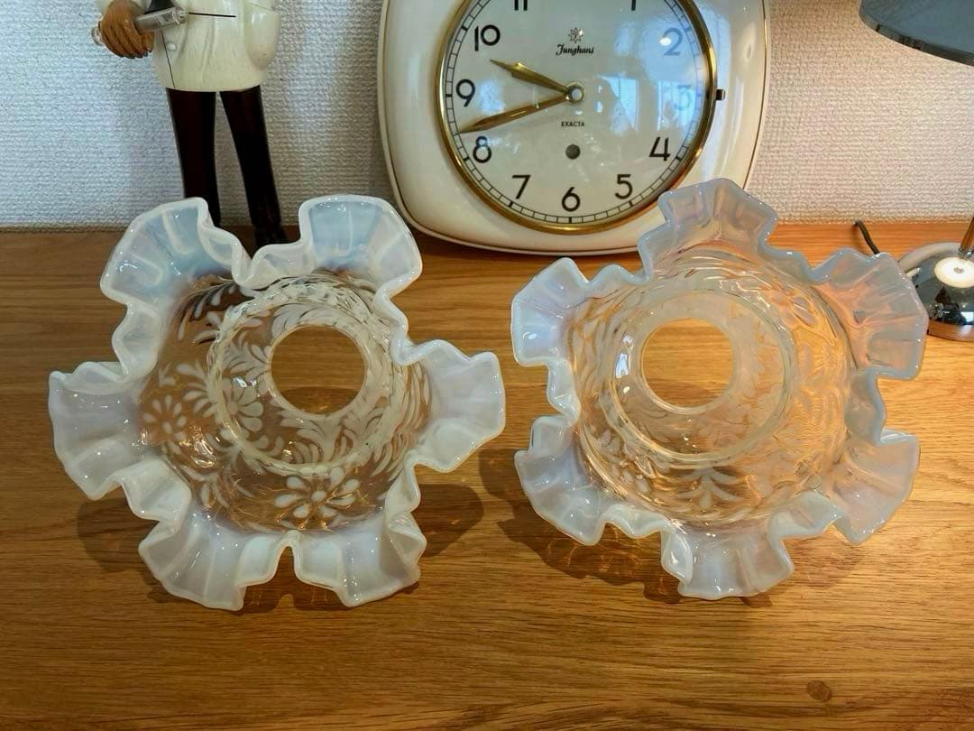 フェントン　ランプシェード2ペア（ご予約）　アンティーク