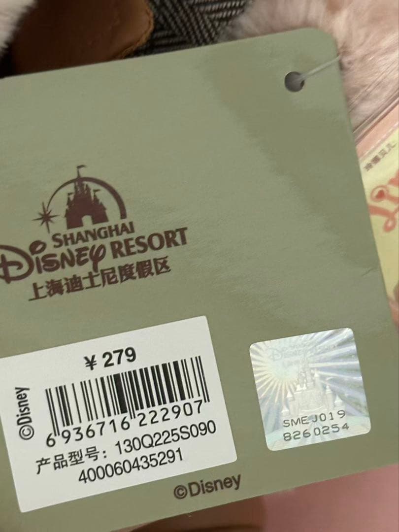 専用　激カワ❗️上海ディズニー　スクール　リーナベルSSぬいぐるみ