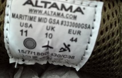 29cmアルタマ Altama OTB Maritime Assault Mid