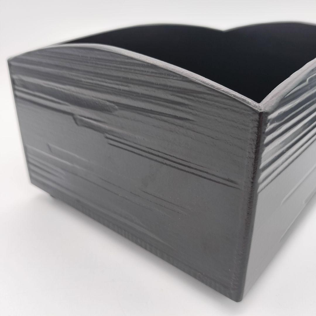 a608　莨盆　櫛型　粒足　妙心斉好写　表千家7代　川端　近左　茶道具　古物