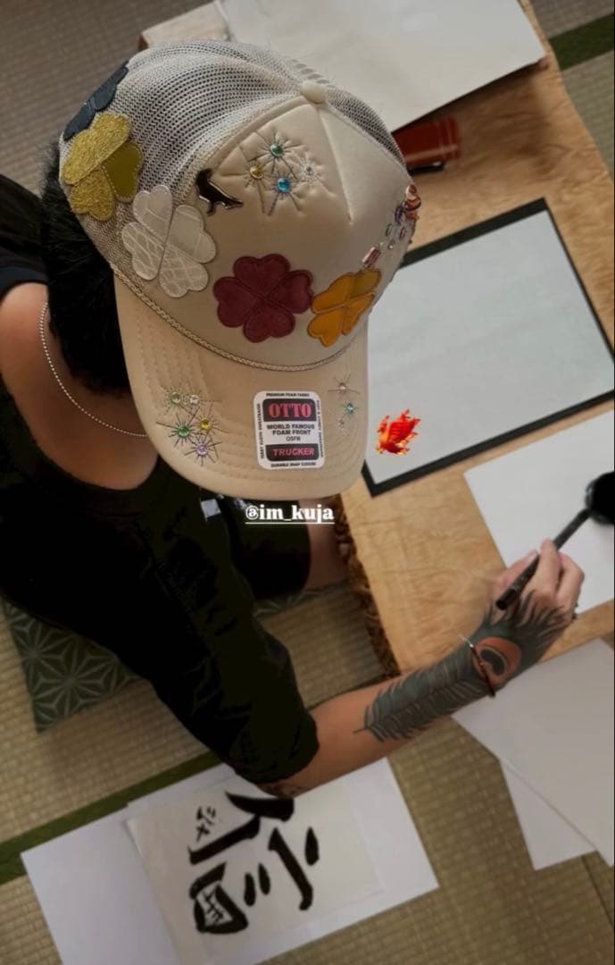 即完売品　imozonsavingclothing クローバーメッシュキャップ