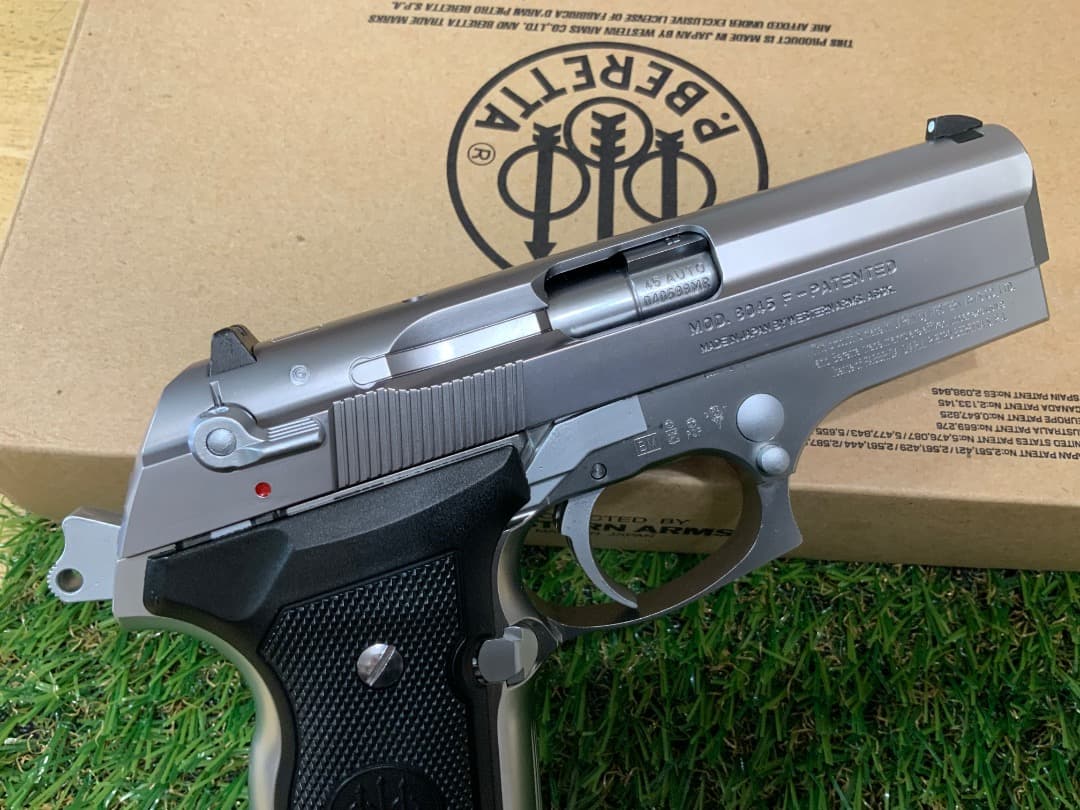 WA ウェスタンアームズ　クーガーF M8045 INOX シルバー　ガスガン