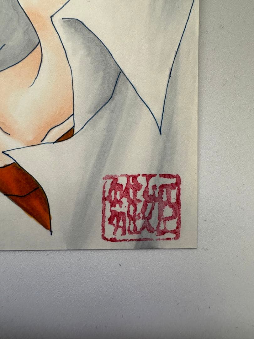 【美品】新世紀エヴァンゲリオン 渚カヲル　直筆画