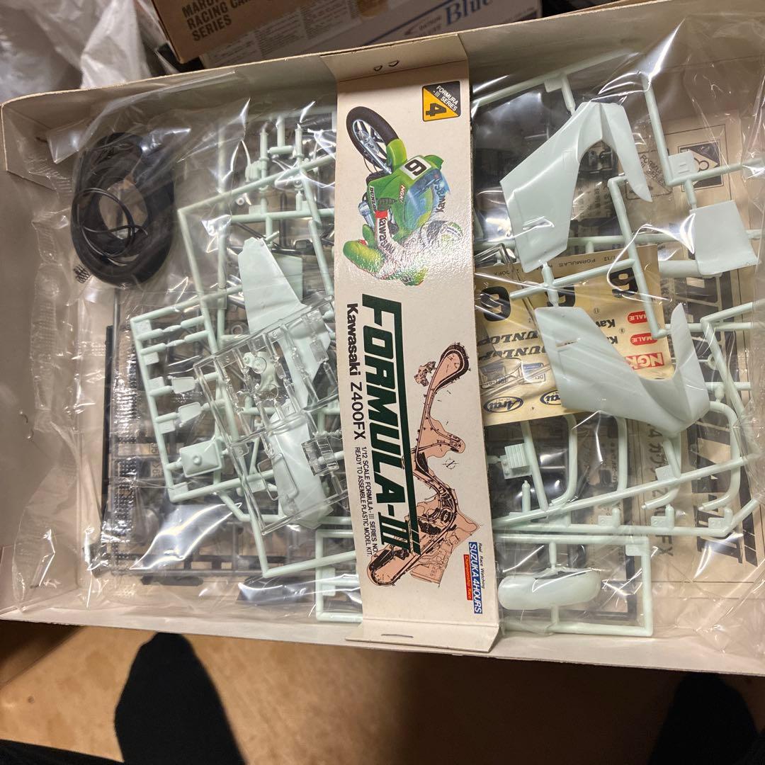 青島Kawasaki Z400FX 1/12 プラモデル 鈴鹿4時間耐絶版