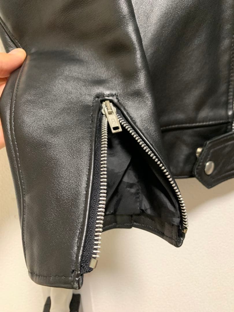 666 ライダース LJM-9 シングルライダース　36 黒　ステアハイド