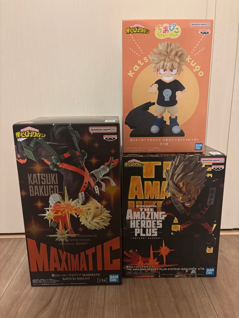 ヒロアカ 爆豪勝己 フィギュア 3点セット