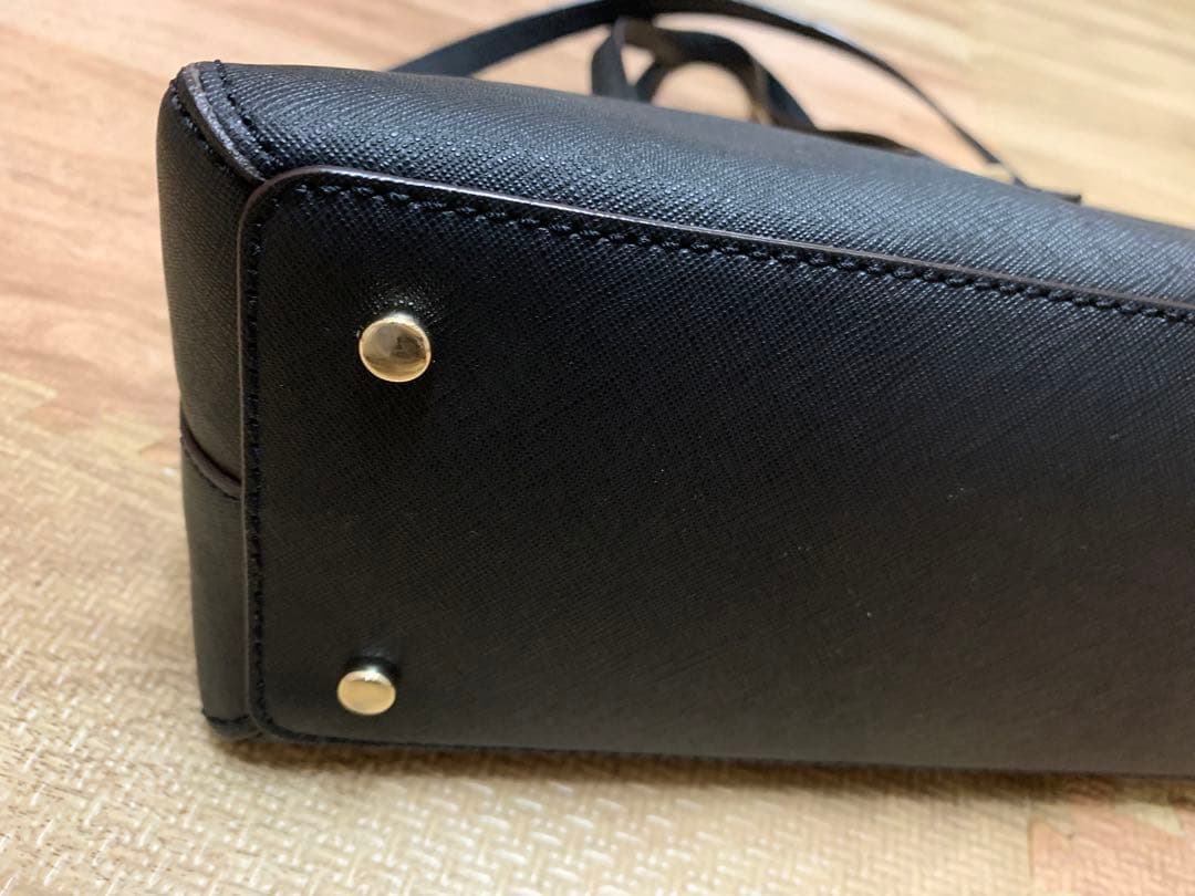 kate spade　ブラック 2way　ハンドバッグ　ショルダー　卒業式入学式