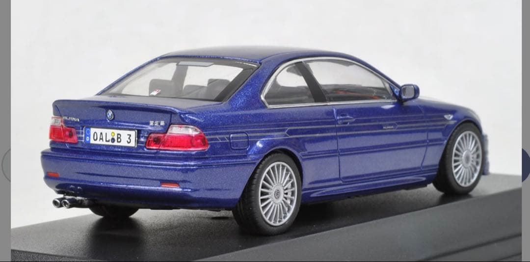 BMWアルピナB3S1/43スケール ミニカーアルピナブルー