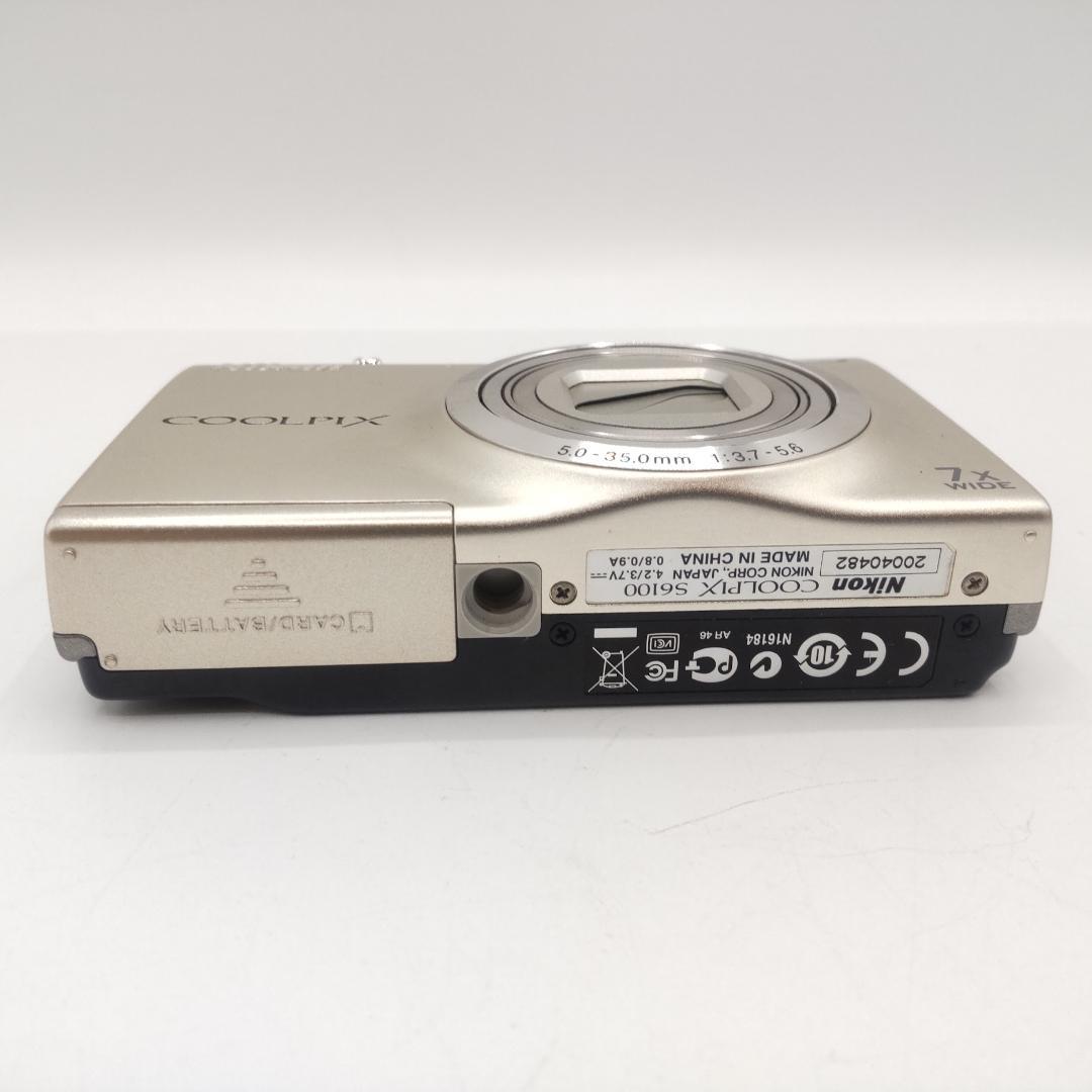 ★箱付★ Nikon ニコン COOLPIX S6100 シャンパンシルバー