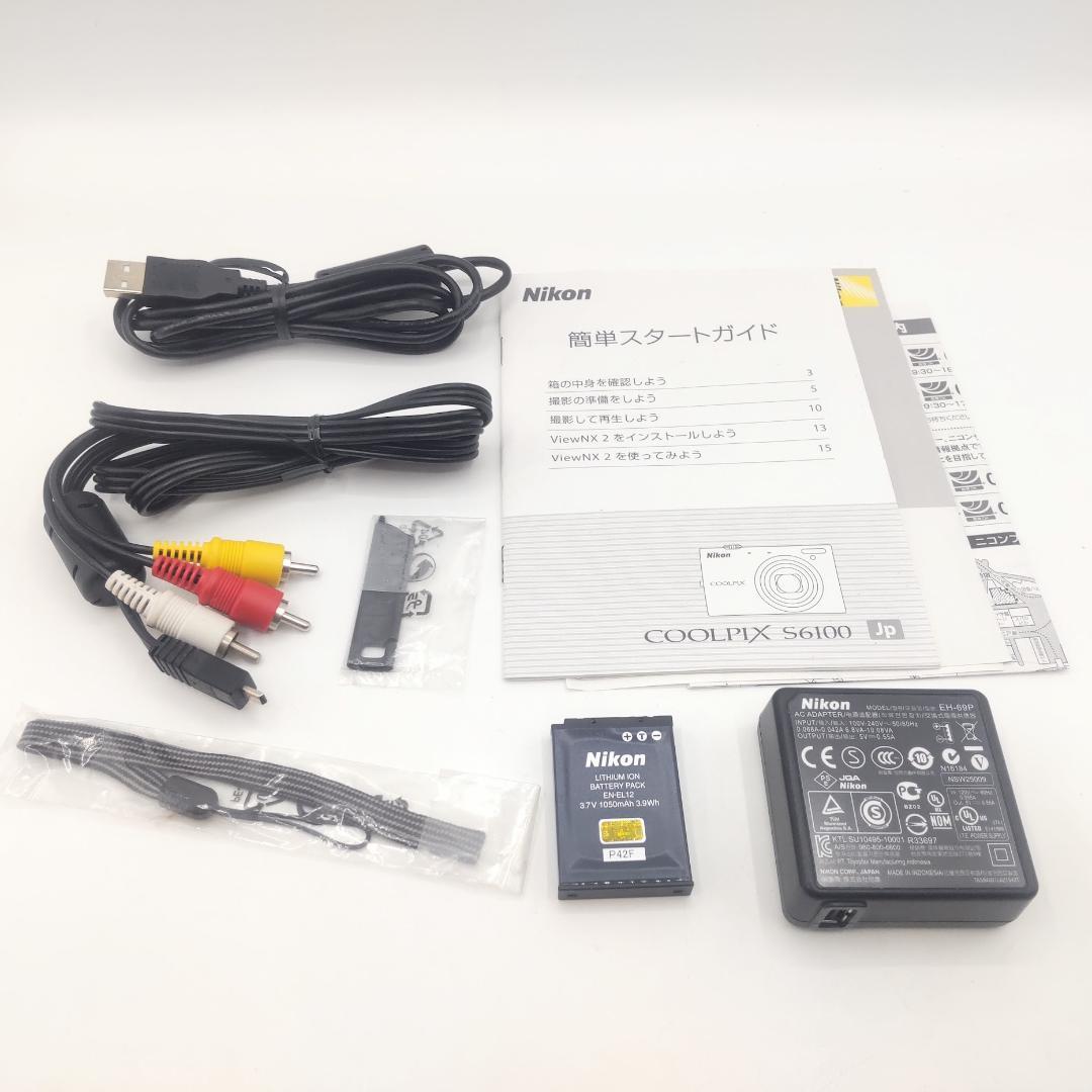 ★箱付★ Nikon ニコン COOLPIX S6100 シャンパンシルバー