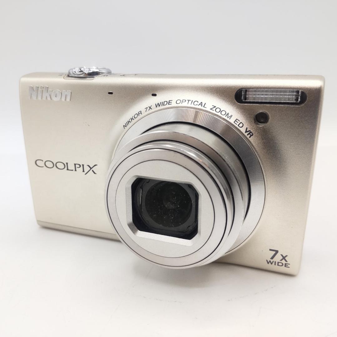 ★箱付★ Nikon ニコン COOLPIX S6100 シャンパンシルバー