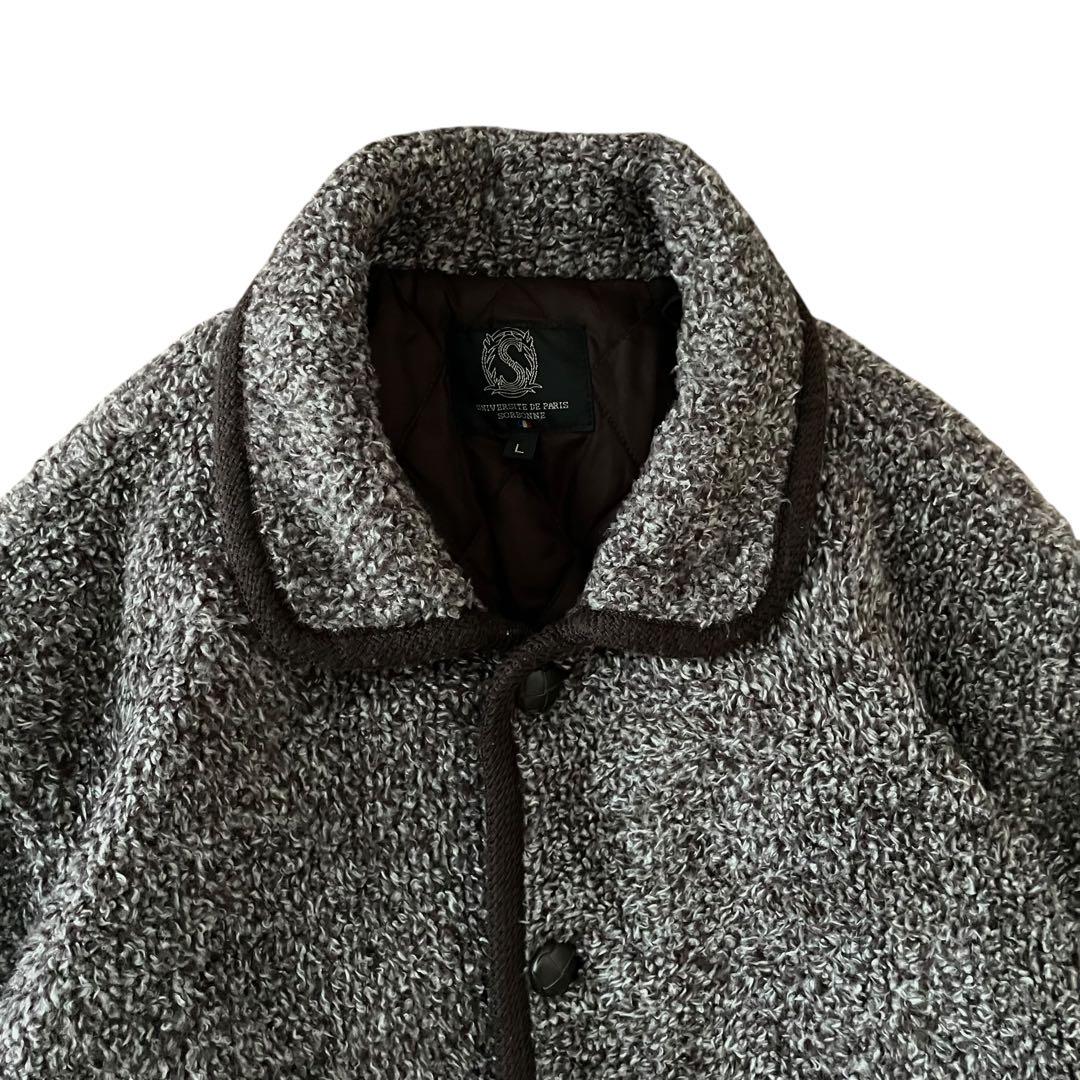 【美品】Vintage 90s 中綿キルティング パイピング ボアジャケット