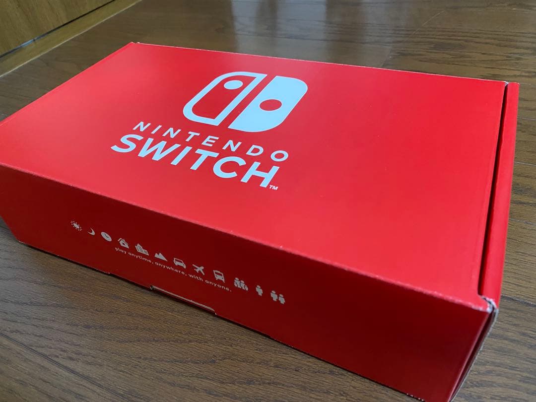 【美品】Nintendo Switch 本体(青/紫) バッテリー拡張モデル