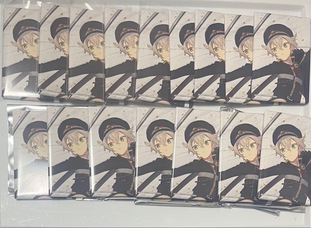 蛍丸 スクエア缶バッジ 五周年記念祝画 コレクション 刀剣乱舞 とうらぶ 16点