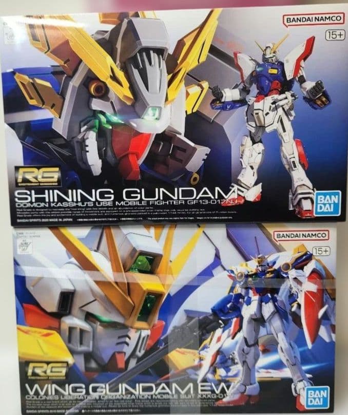 ガンプラ デビルガンダム & RG 2種　シャイニングガンダム　ウイングガンダム