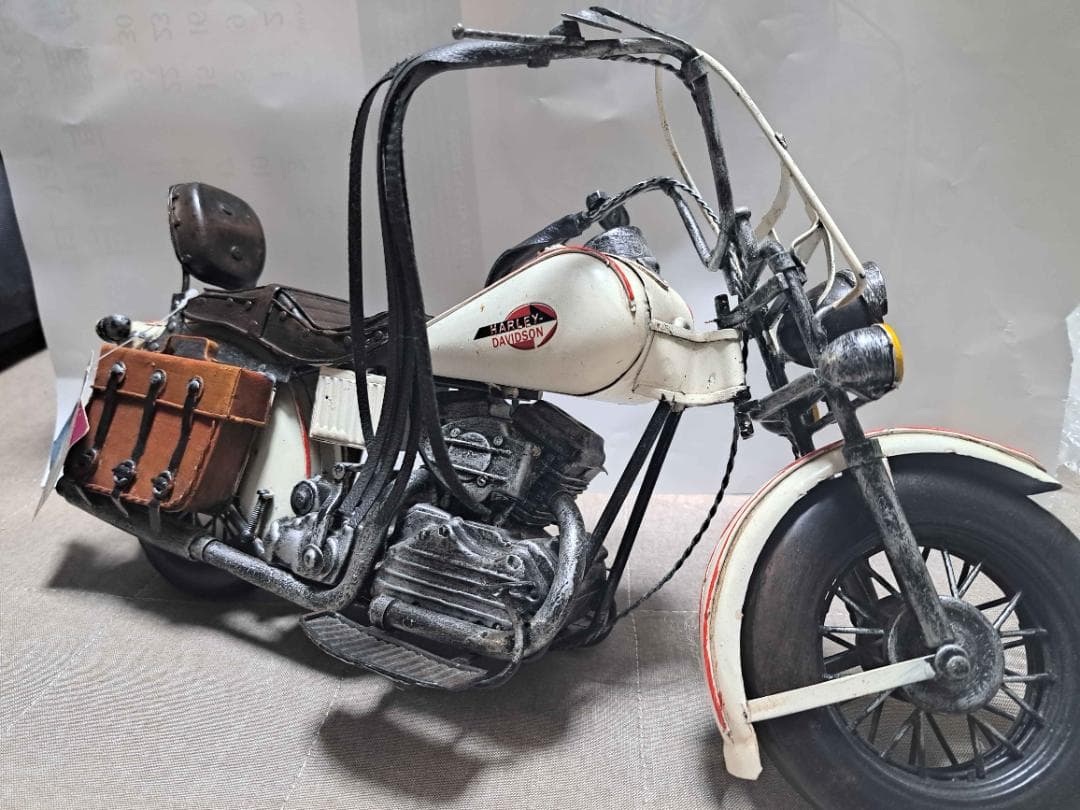【ヴィンテージ】Harley-Davidson ブリキ レトロバイク模型