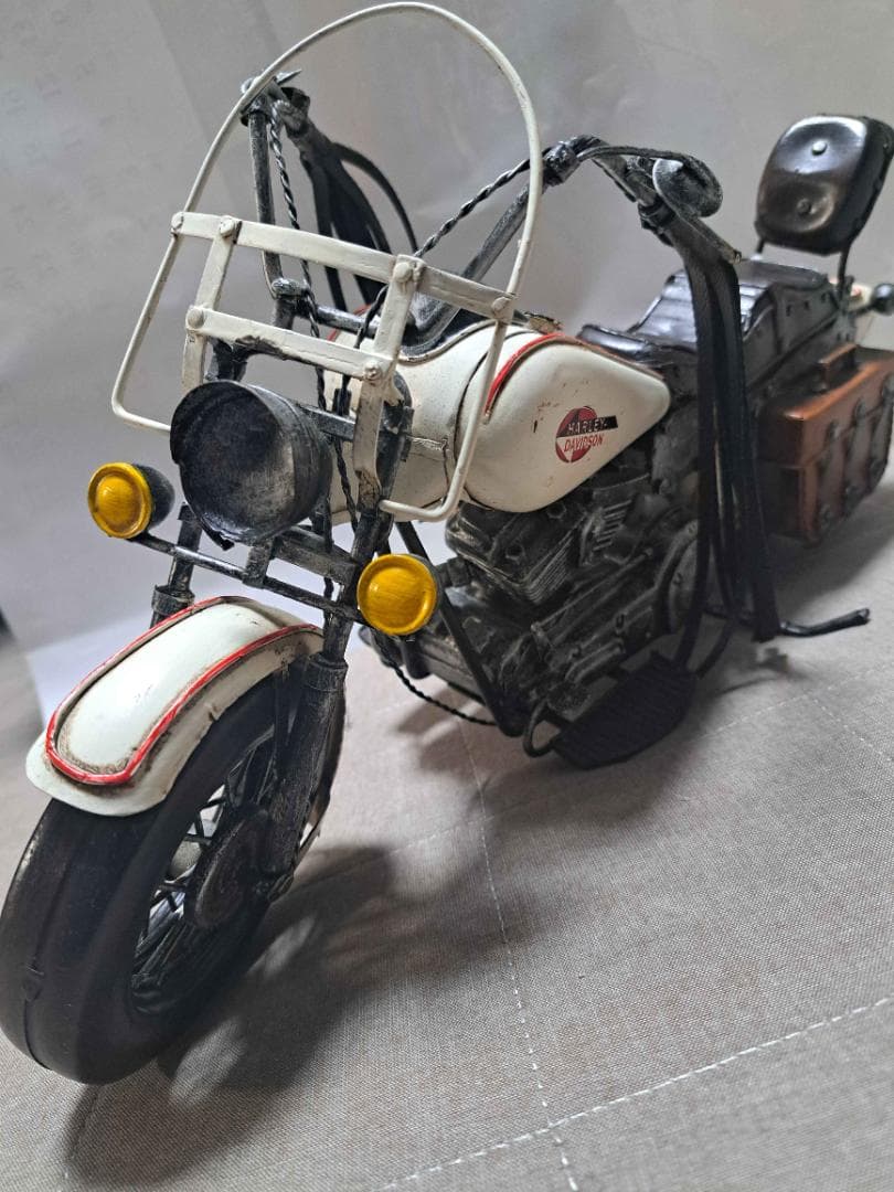 【ヴィンテージ】Harley-Davidson ブリキ レトロバイク模型