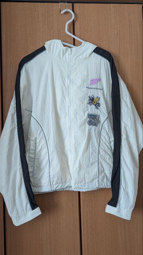 ずっと真夜中でいいのに。 Nylon Jacket (White)