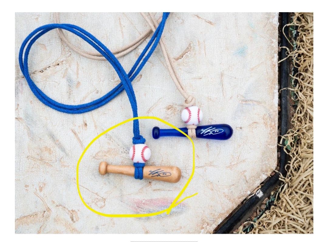 ムーキー ベッツ All Star Necklace 青 ナチュラル