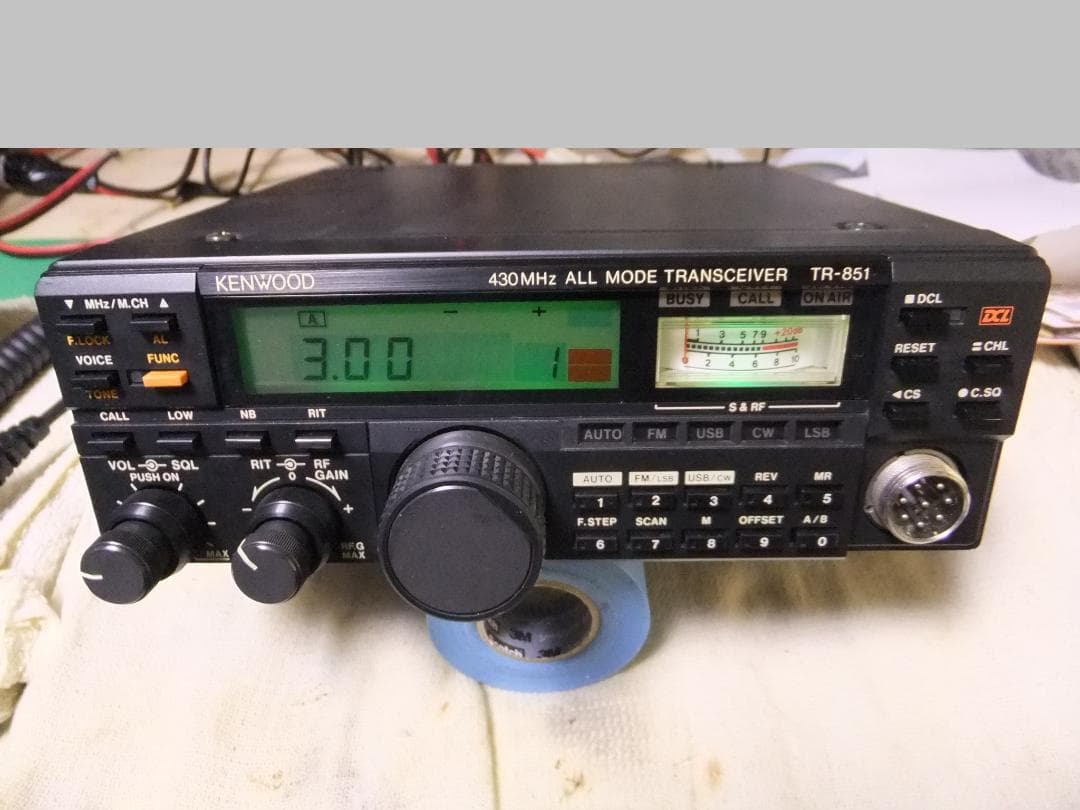 ☆ケンウッド　430MHz帯オールモード25W機　TR-851D（現状渡し）☆