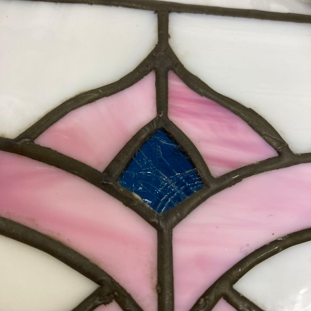 A281-53 アンティーク ステンドグラス吊り下げ照明器具 吊り下げランプ