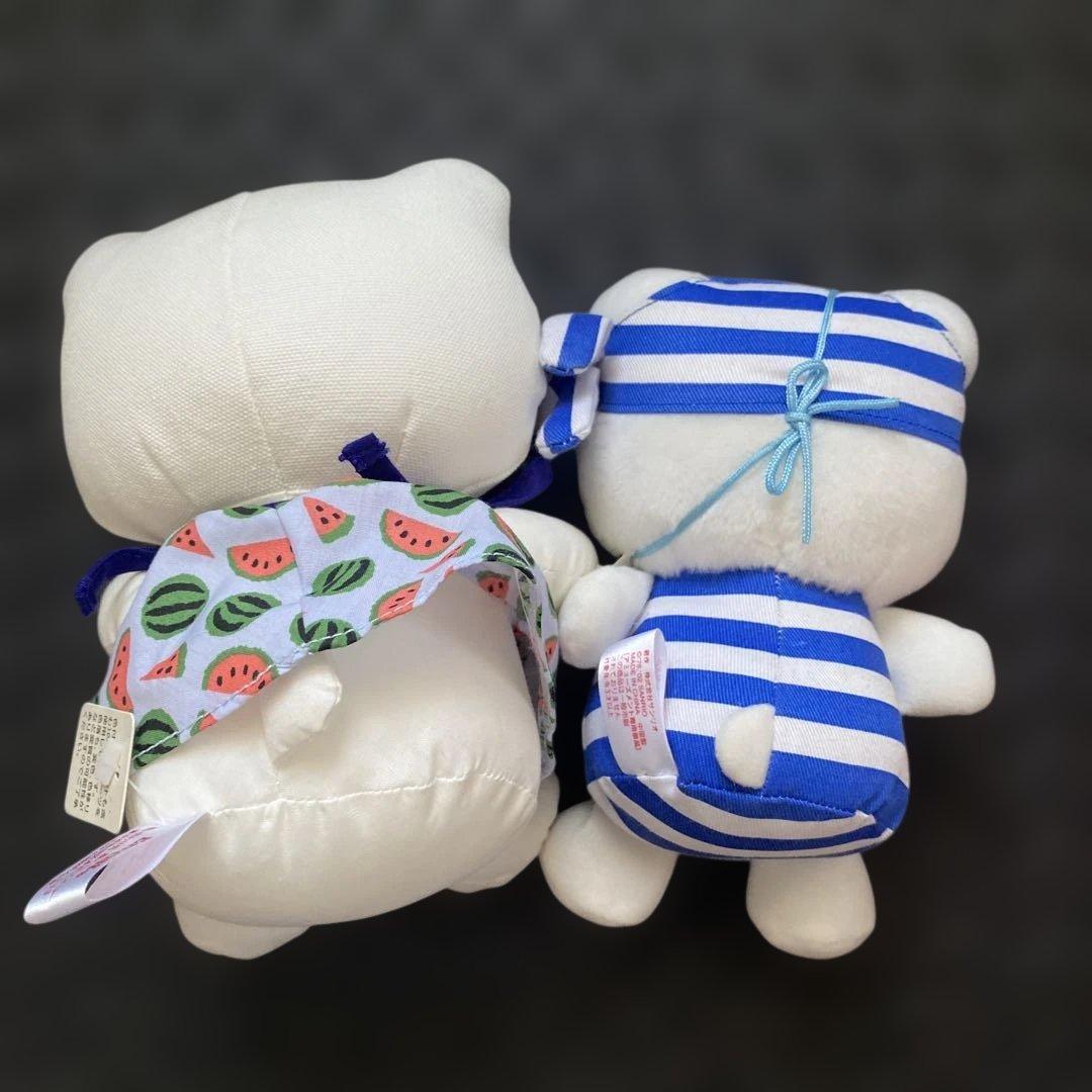 発送日注意【ハローキティ】ぬいぐるみセット00年〜02年製　エイコー社