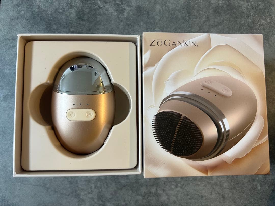 ZOGANKIN CL-ZKO 美顔器 ゴールド 保証書あり ケーブル付 EMS