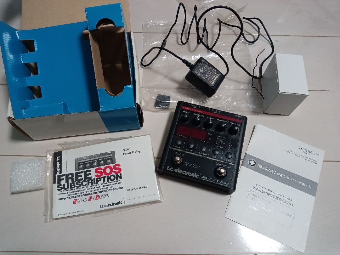 ギター t.c. electronic ND1 NOVA DELAY