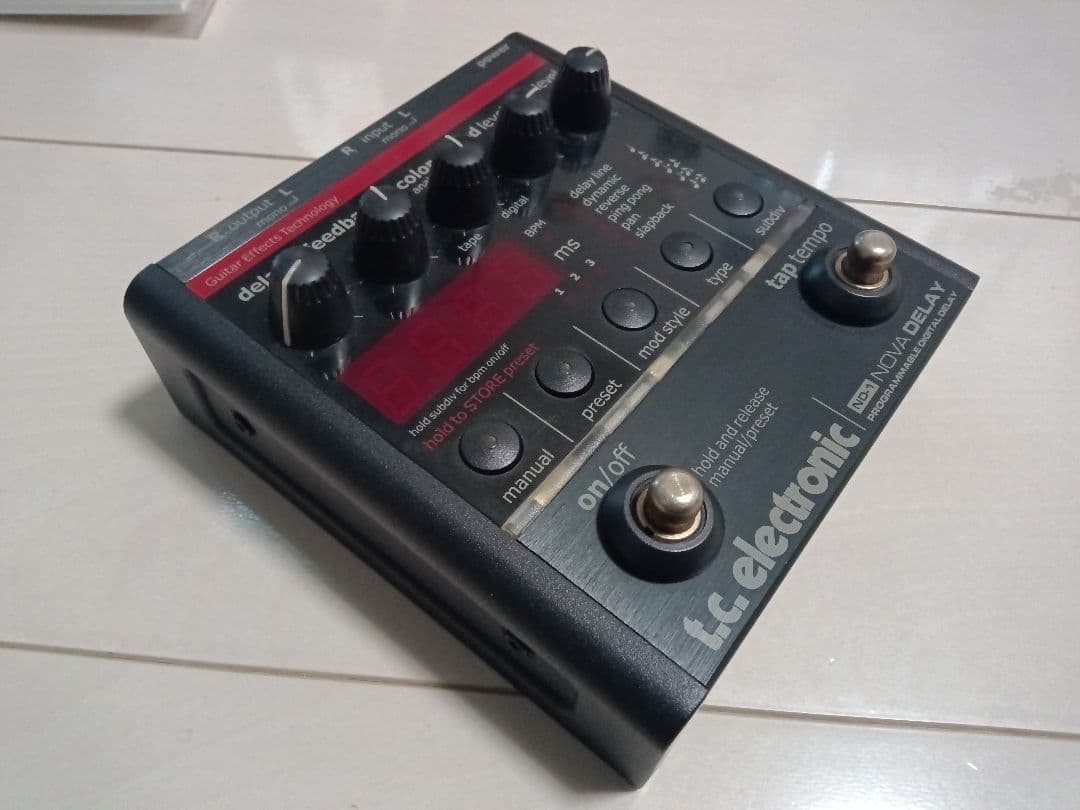 ギター t.c. electronic ND1 NOVA DELAY