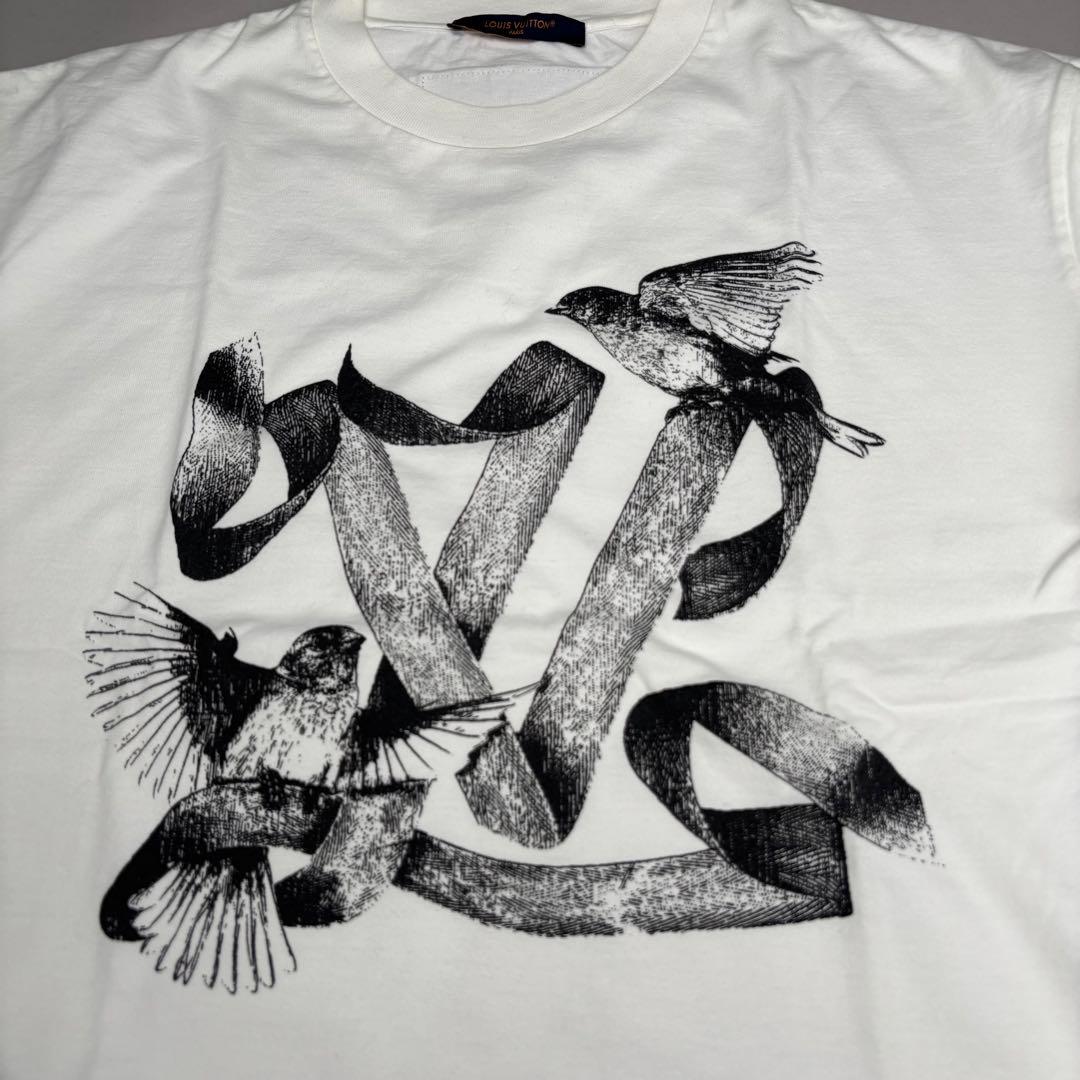 【美品】LV×BIRDS プリントTシャツ