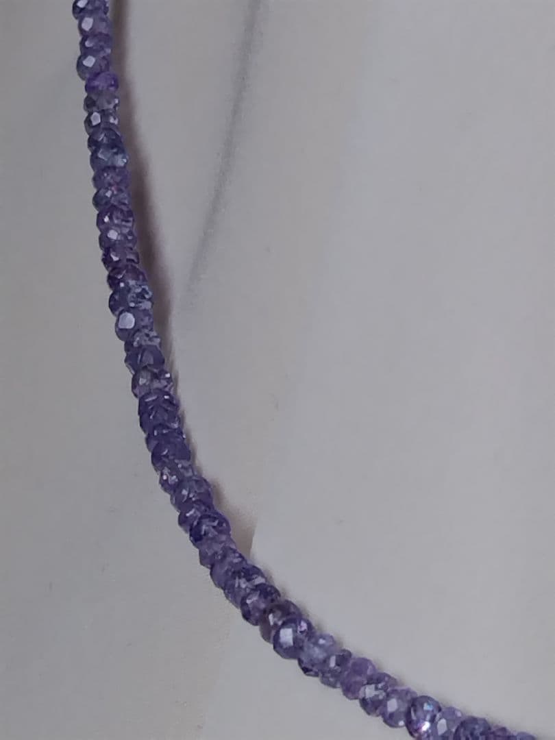 【鑑別書】K18 タンザナイト　ネックレス