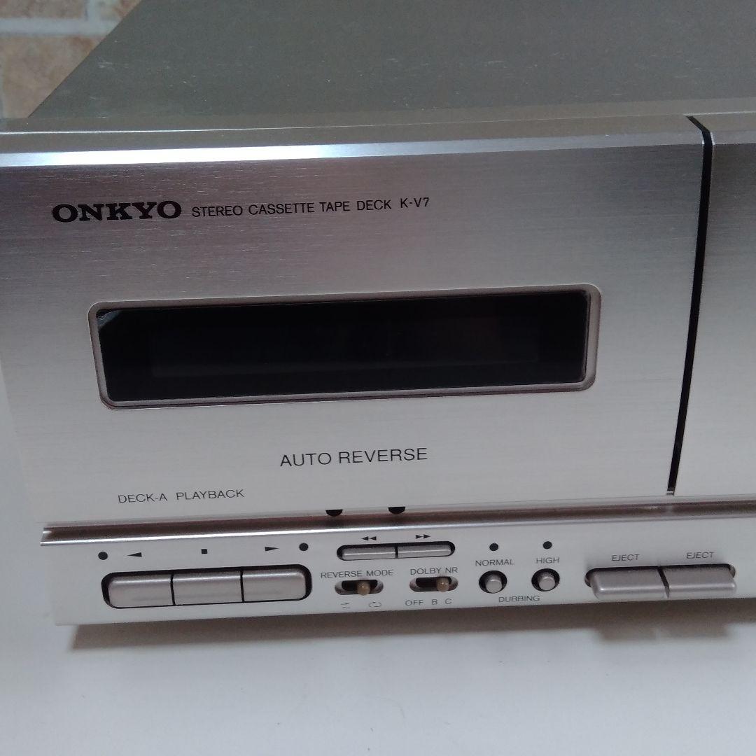 onkyo オンキヨー essay ダブル カセットデッキ K-V7