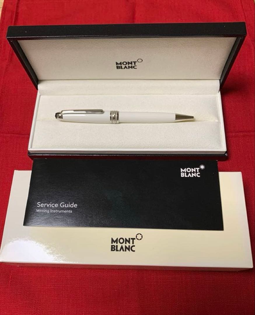 MONTBLANC マイスターシュテュック ホワイトソリテール　ボールペン